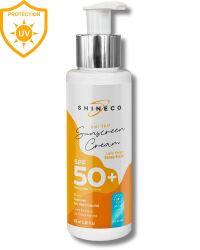 50+ SPF KORUYUCU GÜNEŞ KREMİ – Leke Karşıtı & Yüksek Koruma / 50+ SPF SUNSCREEN CREAM – Anti Spot & Very High Protection 90 ML - SHINECO