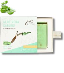 ALOE VERA SABUNU / ALOE VERA SOAP 150 GR Cilt Onarıcı & Yenileyici / Skin Repair & Regenerative - Jimena Natural