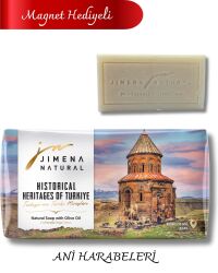 ANİ HARABELERİ – KARS ( Magnet Hediyeli) - ZEYTİNYAĞLI DOĞAL SABUN 220 GR / Ruins Of Ani – Kars - Jimena Natural