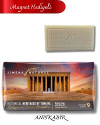 ANITKABİR – ANKARA ( Magnet Hediyeli) -	ZEYTİNYAĞLI DOĞAL SABUN 220 GR - Jimena Natural