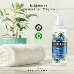 Ardıç Katran Şampuan 500ml - Yağlanma, Dökülme ve Kepek Karşıtı, Bitkisel, Parabensiz - Jimena Natural