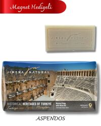 ASPENDOS – ANTALYA ( Magnet Hediyeli) - ZEYTİNYAĞLI DOĞAL SABUN 220 GR / Aspendos – Antalya - Jimena Natural