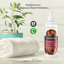 AT KUYRUĞU ŞAMPUANI GÜÇLÜ UZAYAN SAÇLAR HACİM VERİCİ BESLEYİCİ 500 ML DOĞAL BİTKİSEL PARABENSİZ - Jimena Natural