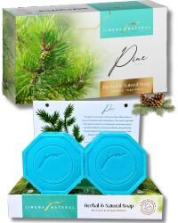 ÇAM SABUNU / PINE SOAP 2X100 GR Bitkisel & Doğal Sabun / Herbal & Natural Soap - Jimena Natural