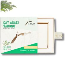 ÇAY AĞACI SABUNU / TEA TREE SOAP 150 GR Akne & Leke Karşıtı / Anti Acne & Anti Blemish - Jimena Natural