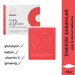 ENERJİK SABAHLAR GLUTATYON & KAFEİN & VİTAMİN C & GİNSENG SABUNU 85 GR - 3