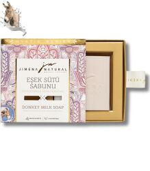 EŞEK SÜTÜ SABUNU / DONKEY MILK SOAP 150 GR Gençleştirici & Hücre Yenileyici / Rejuvenating & cell Regenerative - Jimena Natural
