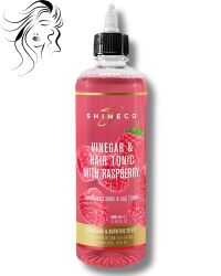 FRAMBUAZLI SİRKE & SAÇ TONİĞİ / WINEGAR & HAIR TONIC WITH RASPBERRY 400 ML - SHINECO