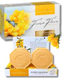 FREZYA ÇİÇEĞİ SABUNU / FREESIA FLOWER SOAP 2X100 GR Bitkisel & Doğal Sabun / Herbal & Natural Soap - Jimena Natural
