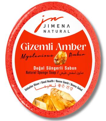 GİZEMLİ AMBER DOĞAL SÜNGERLİ SABUN 125 GR / Mysterious Amber Natural Sponge Soap - 1
