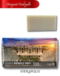 HIERAPOLIS – DENİZLİ ( Magnet Hediyeli) -	ZEYTİNYAĞLI DOĞAL SABUN 220 GR / Hierapolis – Denizli - Jimena Natural