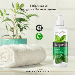 ISIRGAN OTU ŞAMPUANI DÖKÜLME KARŞITI 500 ML DOĞAL BİTKİSEL PARABENSİZ - Jimena Natural