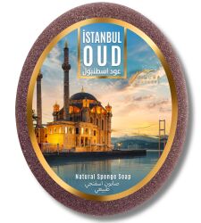 ISTANBUL OUD DOĞAL SÜNGERLİ SABUN 135 GR / Istanbul Oud Natural Sponge Soap - Jimena Natural