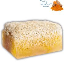 KABAK LİFLİ KOJİK ASİT & ZERDEÇAL SABUNU / Cilt Tonu Eşitleyici - Jimena Natural