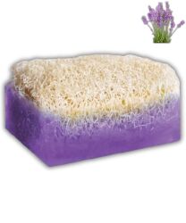 KABAK LİFLİ LAVANTA SABUNU 120 GR – El Yapımı Doğal Sabun - Jimena Natural