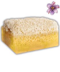 KABAK LİFLİ SAFRAN SABUNU 120 GR – El yapımı Doğal Sabun - Jimena Natural