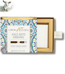 KEÇİ SÜTÜ SABUNU / GOAT MILK SOAP 150 GR Egzama Karşıtı & Yağ Dengeleyici / Anti-Eczema & Oil Balancing - Jimena Natural