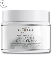 KIRIŞIKLIK KARŞITI DOLGUNLAŞTIRICI GECE KREMİ – Kırışıklık Karşıtı & Aydınlatıcı / ANTI WRINKLE FILLING – Correcting Wrinkle & Brightening 50 ML - SHINECO