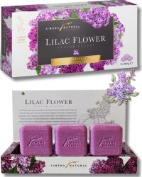 LEYLAK ÇİÇEĞİ SABUNU / LİLAC FLOWER SOAP 3X100 GR Bitkisel & Doğal Sabun / Herbal & Natural Soap - Jimena Natural