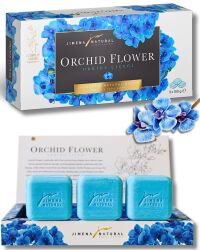 ORKİDE ÇİÇEĞİ SABUNU / ORCHID FLOWER SOAP 3X100 GR Bitkisel & Doğal Sabun / Herbal & Natural Soap - Jimena Natural