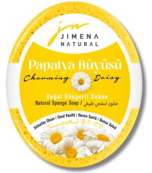 PAPATYA BÜYÜSÜ DOĞAL SÜNGERLİ SABUN 125 GR / Charming Daisy Natural Sponge Soap - Jimena Natural