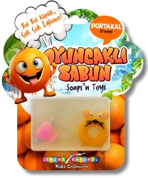 PORTAKAL KOKULU OYUNCAKLI SABUN 125 GR / Soap’n Toys – Orange (Meyve Serisi) - Jimena Natural