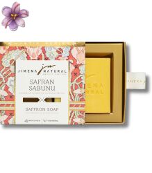 SAFRAN SABUNU / SAFFRON SOAP 150 GR Kırışıklık Karşıtı & Antibakteriyel / Anti Wrinkle & Antibacterial - Jimena Natural