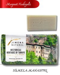 SÜMELA MANASTIRI – TRABZON ( Magnet Hediyeli) -	ZEYTİNYAĞLI DOĞAL SABUN 220 GR – Sumela Monastery – Trabzon - Jimena Natural