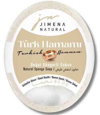 TÜRK HAMAMI DOĞAL SÜNGERLİ SABUN 125 GR / Turkish Hammam Natural Sponge Soap 125 gr - 2