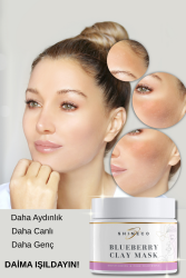 YABAN MERSİNİ KİL MASKE - GÖZENEK SIKILAŞTIRICI / BLUEBERRY CLAY MASK - PORE TIGHTENING 50ML - 2