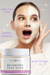 YABAN MERSİNİ KİL MASKE - GÖZENEK SIKILAŞTIRICI / BLUEBERRY CLAY MASK - PORE TIGHTENING 50ML - 3