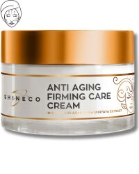 YAŞLANMA KARŞITI SIKILAŞTIRICI BAKIM KREMİ – Kırışıklık Karşıtı / ANTI AGING & FIRMING CARE CREAM – Reduced Wrınkles & Lıfting Effect 50 ML - SHINECO